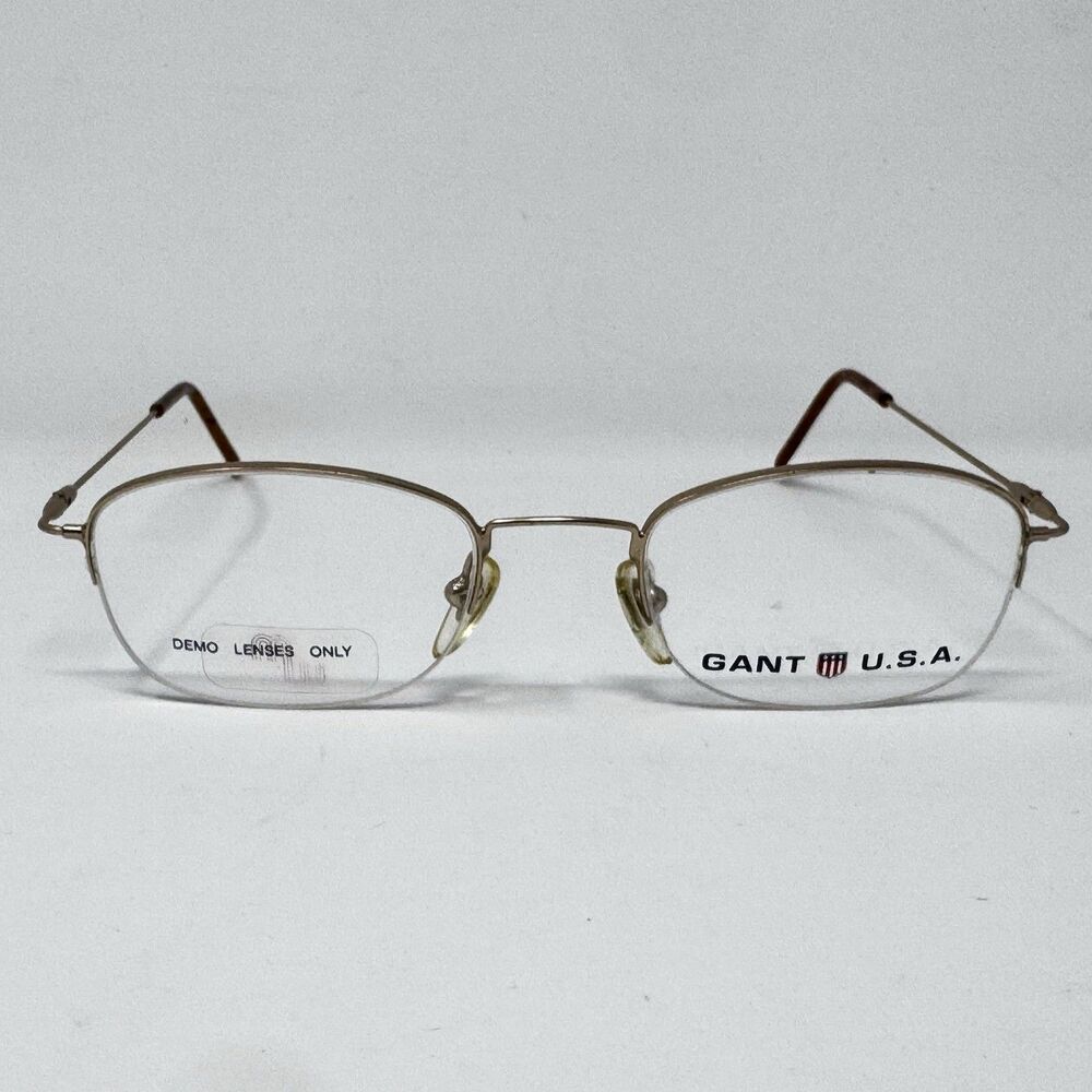 Vintage GANT Frontier G-426 Gold Marine Eyeglass Frames 48-20-130 New Old Stock
